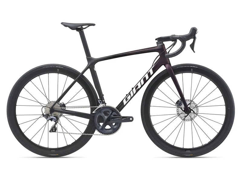 2021 Giant TCR Advanced Pro 1 Disc Road Bike in Purple