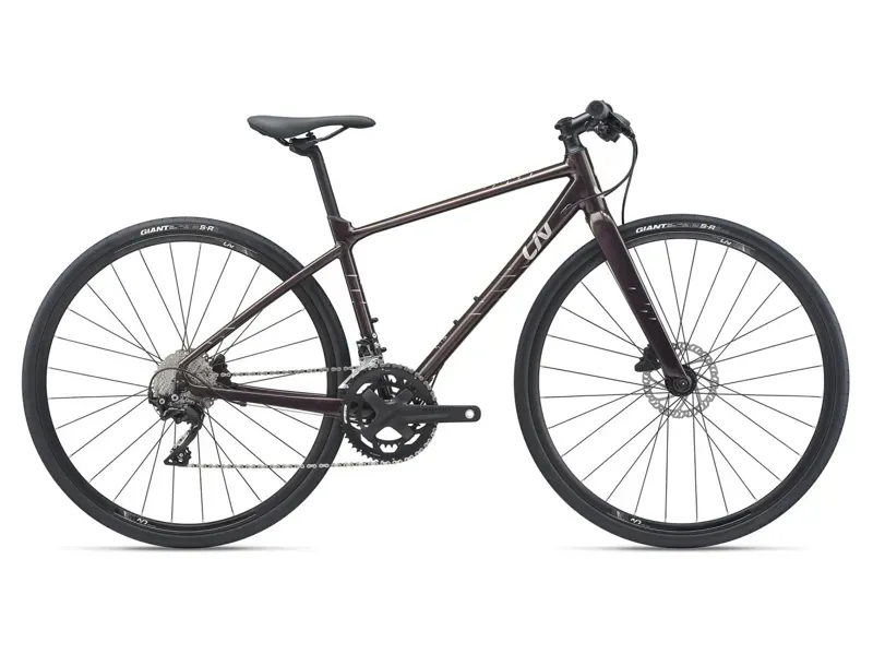 2021 Liv Thrive 1 Womens Flat Bar Road Bike in Red