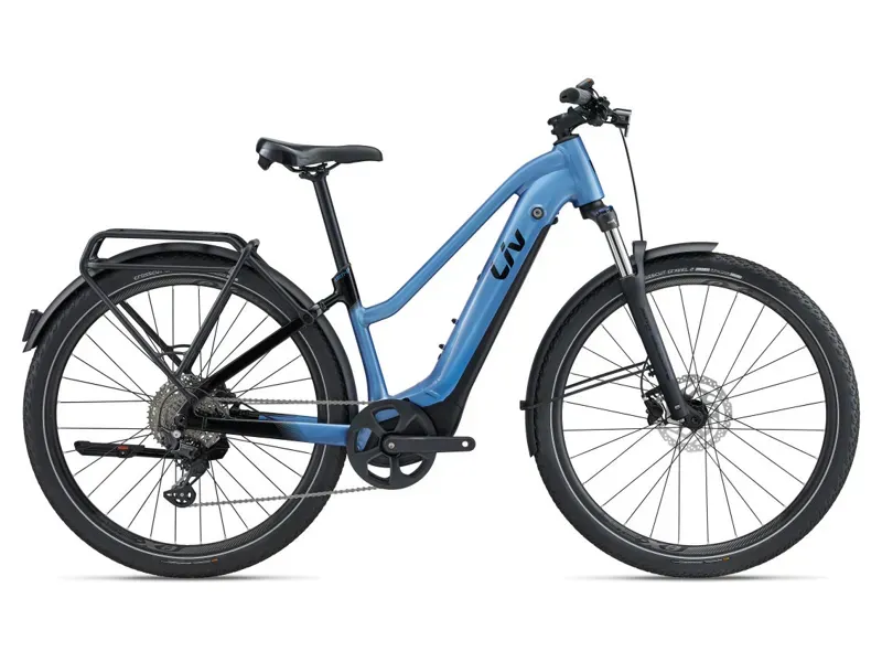 Liv Amiti E+ 625Wh Electric Bike In Gloss Estoril Blue