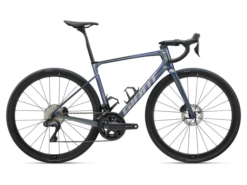 Giant Defy Advanced Pro 0 Road Bikes In Gloss Interstellar/Black-8