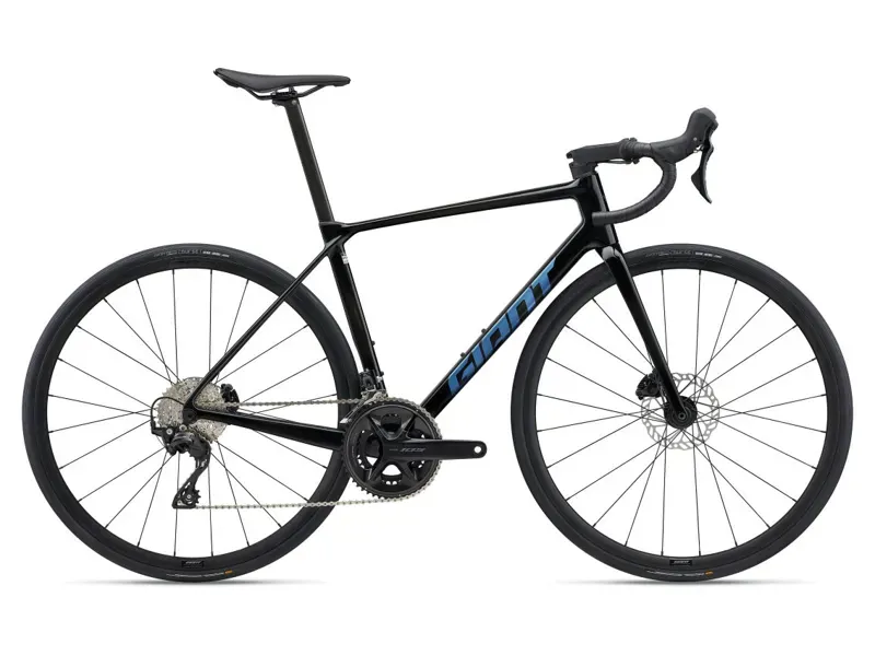 Giant TCR Advanced 2 Road Bike In Gloss Carbon/Electron Blue-8