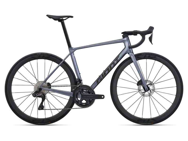 Giant TCR Advanced Pro 0-Di2 Road Bike In Gloss Mercury/Lightning Black