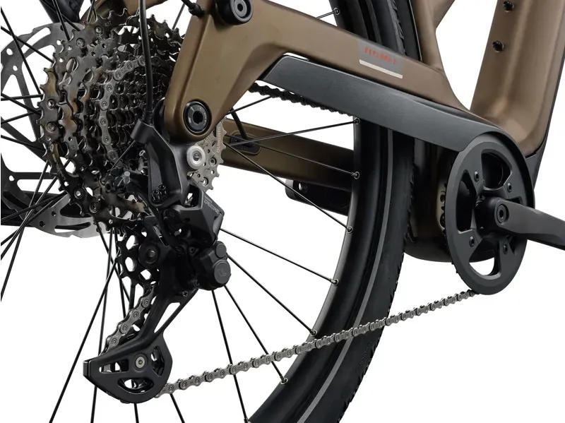 Giant Explore E+ 3 Stagger 25km/h eHybrid Bike in Pyrite Brown-5