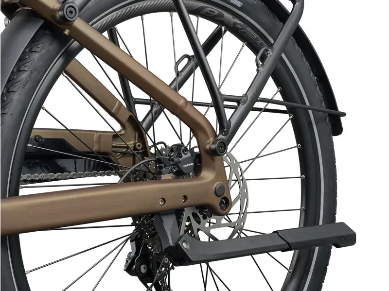 Giant Explore E+ 3 Stagger 25km/h eHybrid Bike in Pyrite Brown