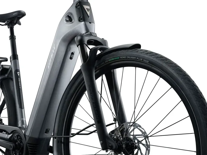 Giant NewTour E+ 0 LST Electric Commuter Bike in Charcoal-6