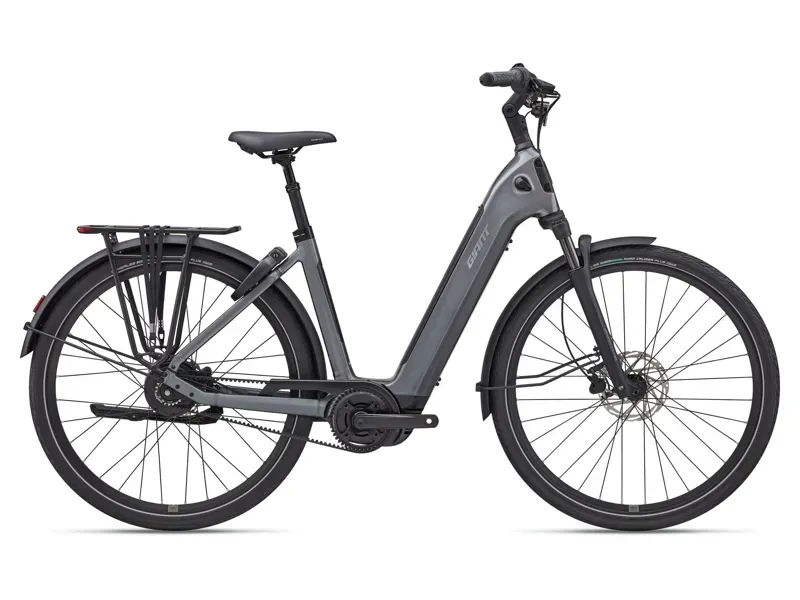 Giant NewTour E+ 0 LST Electric Commuter Bike in Charcoal