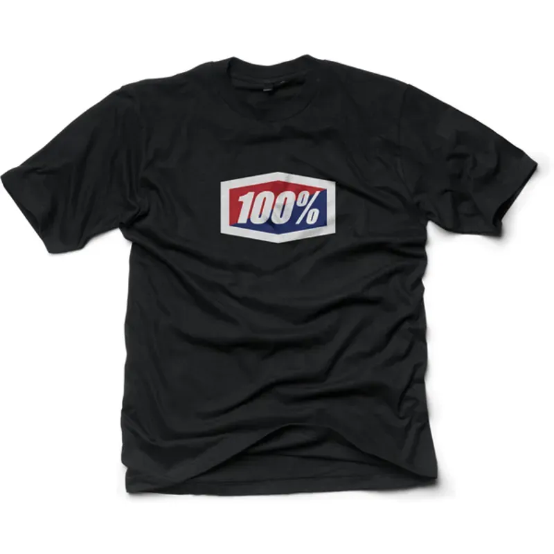 100 Percent Official Mens T-Shirt in Black