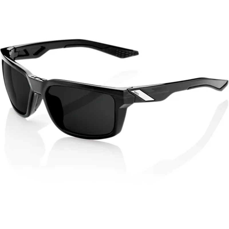100 Percent Daze PeakPolar Grey Lens Sunglasses in Black