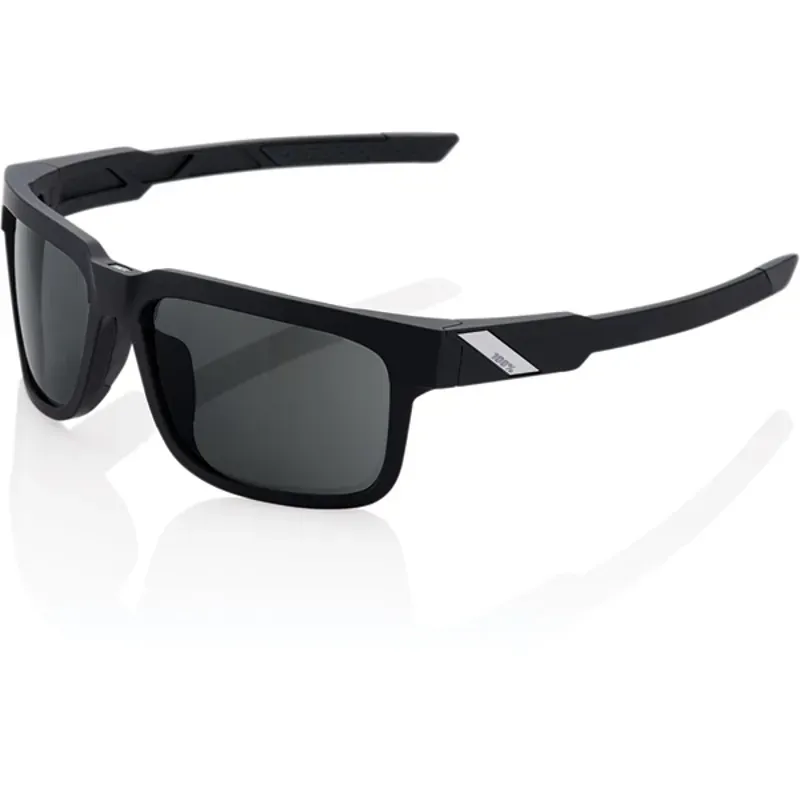100 Percent Type-S Smoke Lens Sunglasses in Black