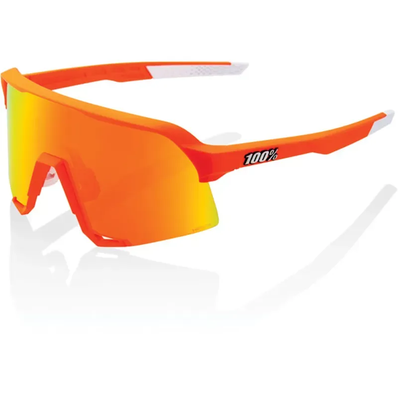 100 Percent S3 Red HiPER Mirror Lens Sunglasses in Orange