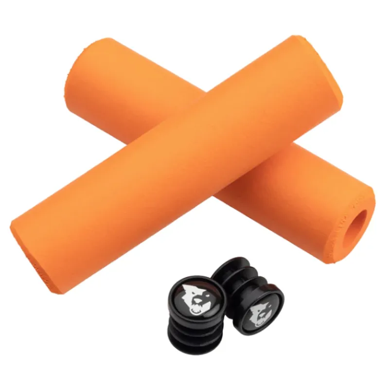Wolf Tooth Fat Paw 9.5mm Mountain Bike Grips in Orange
