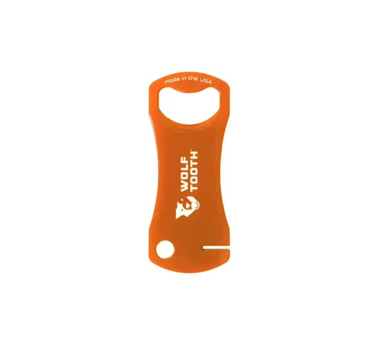 Wolf Tooth Bottle Opener in Orange