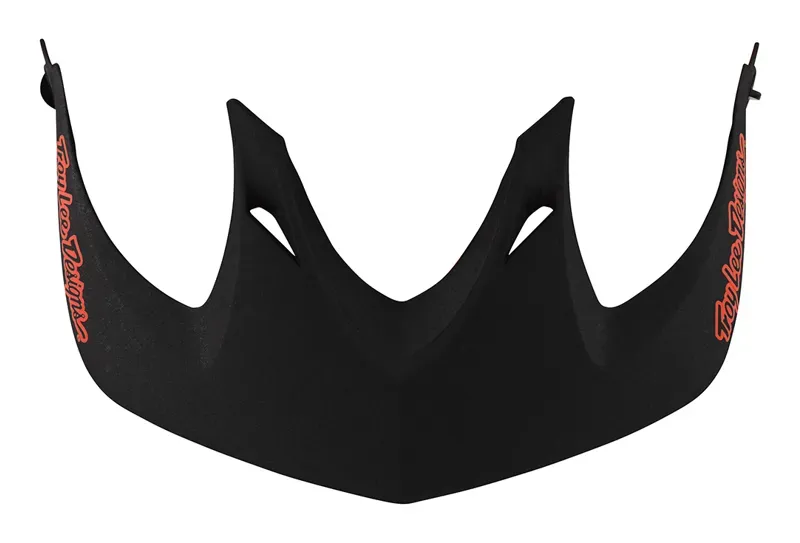 Troy Lee Designs A1 Helmet Replacement Visor in Classic Orange/Grey