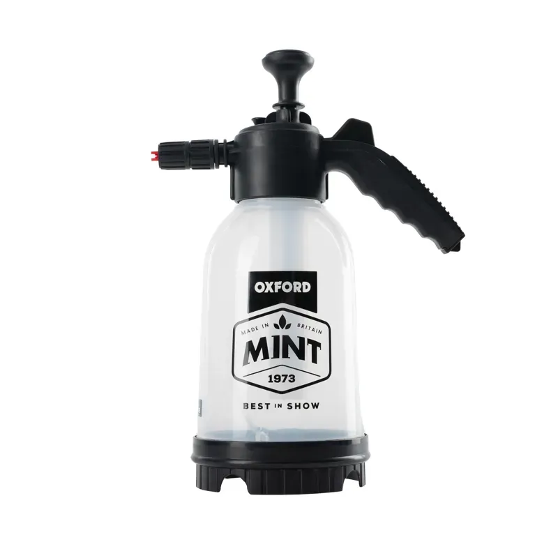 Oxford Mint 2-litre Snow Foam Bottle in Clear/Black