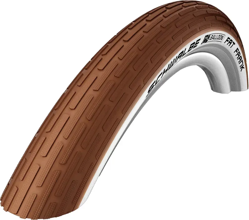 Schwalbe Fat Frank K-Guard Active Line Wired Tyre - Brown 26x2.35