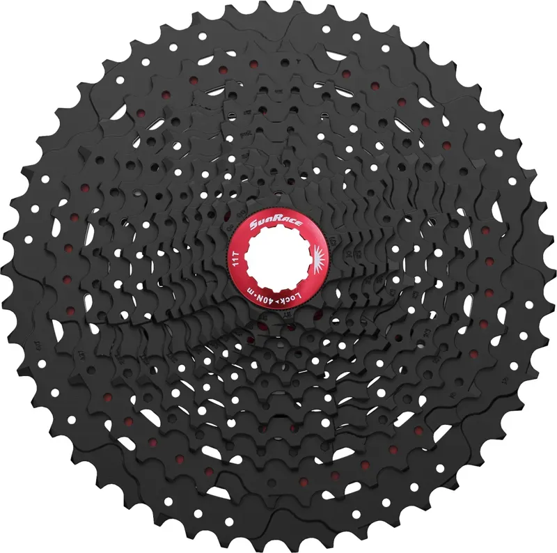 Sunrace and Sturmey Archer 11-50t 12 Speed MTB Cassette in Black