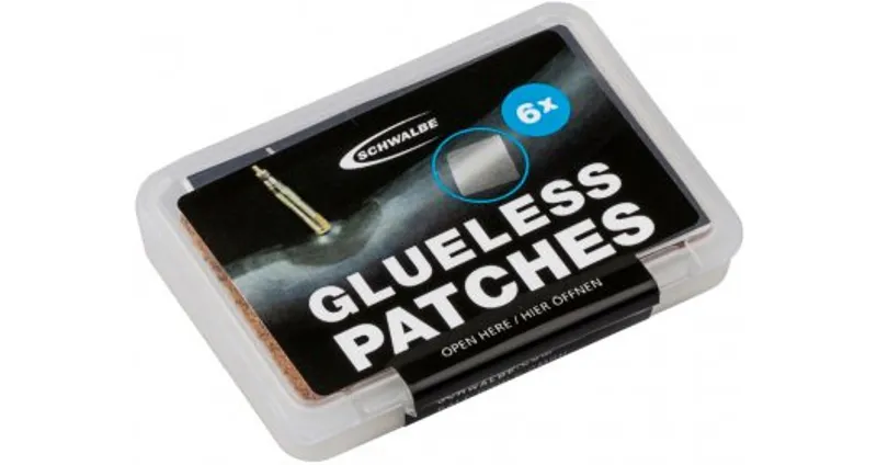 Schwalbe Glueless Patches 6-pack in Black