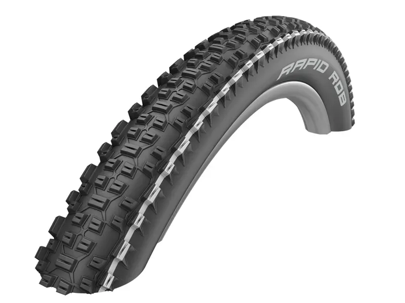 Schwalbe Rapid Rob Mountain Bike Tyre - Active Line AT White 26x2.25