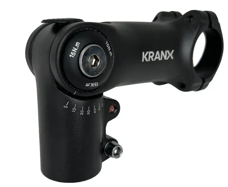 KranX High Mount 31.8/90mm Adjustable Stem in Black