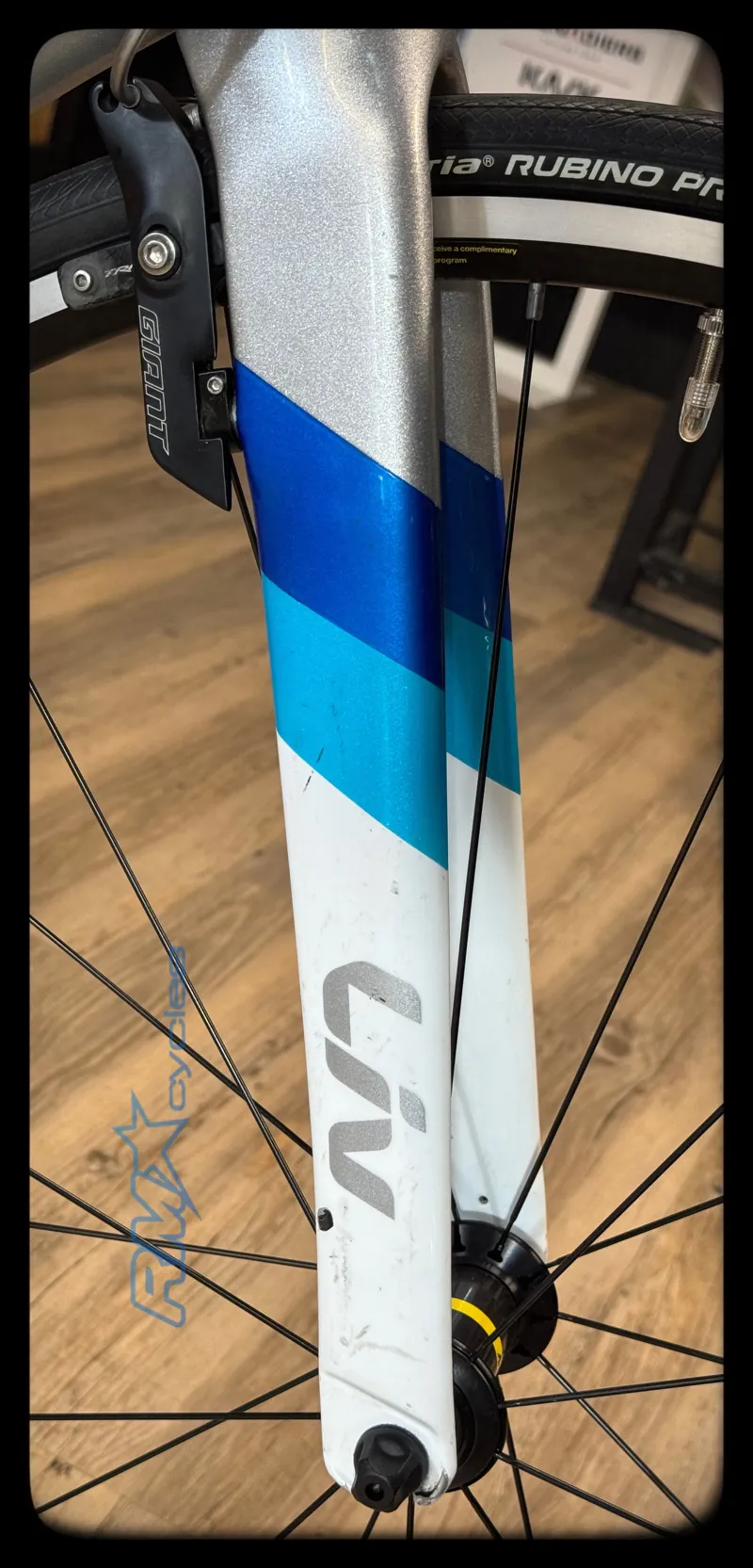 Liv Envie Advanced 2 Small White/Silver 2015 Approved Used-3