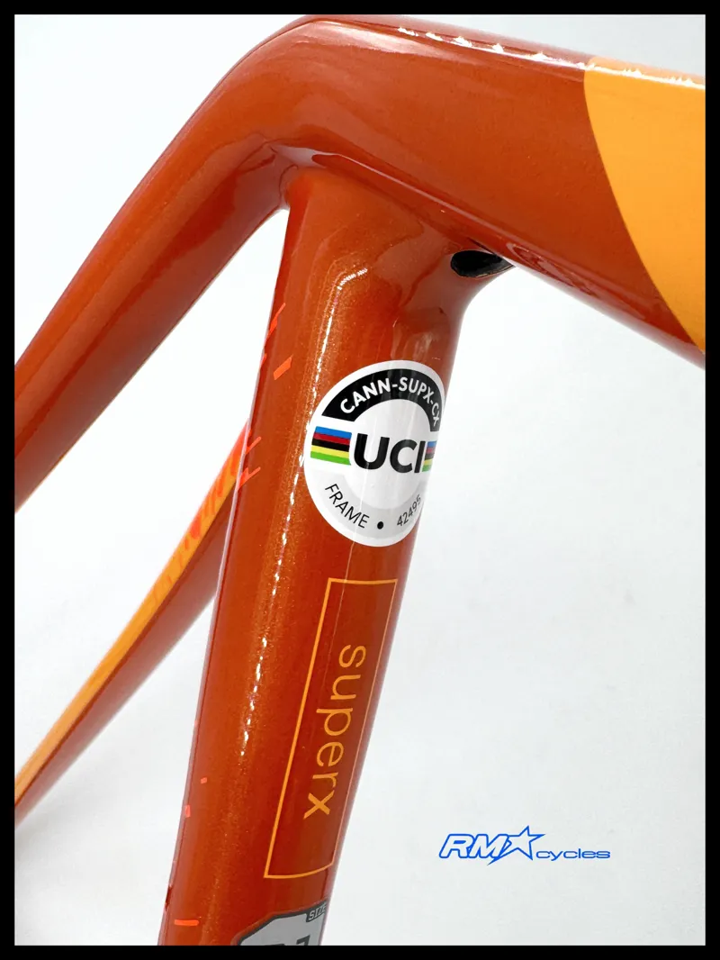 Cannondale 700 M SuperX Carbon Disc Service Frameset Orange 2019-2