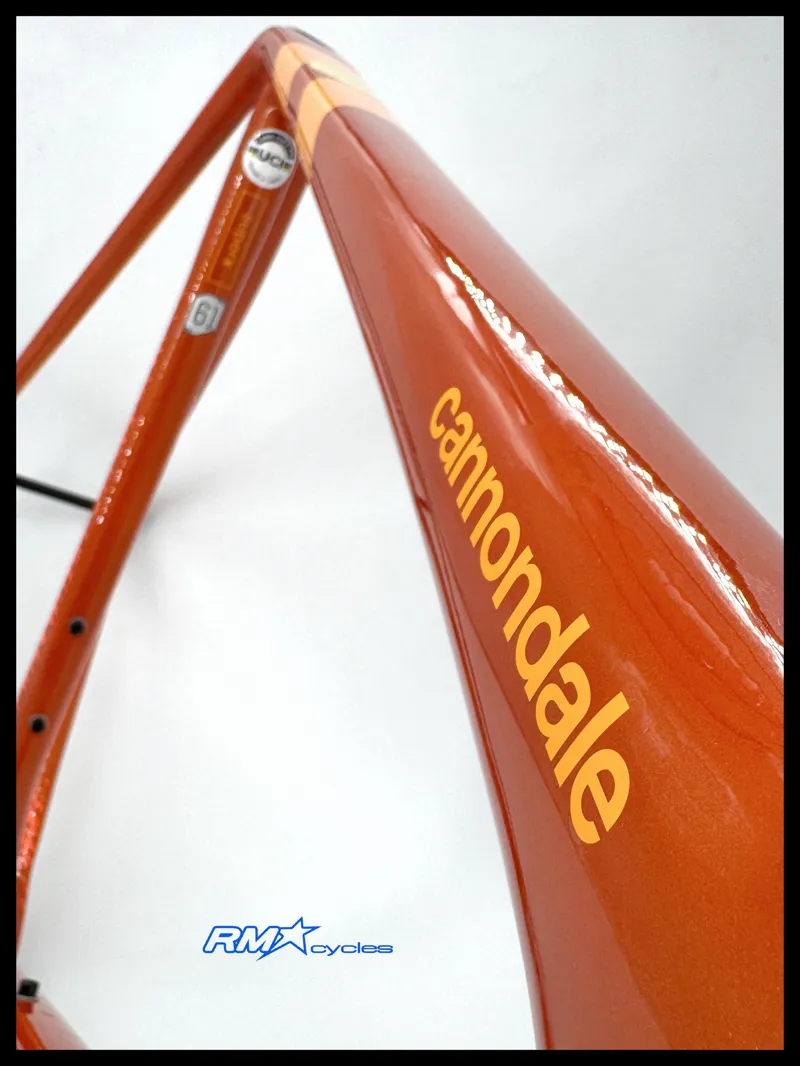 Cannondale 700 M SuperX Carbon Disc Service Frameset Orange 2019-3