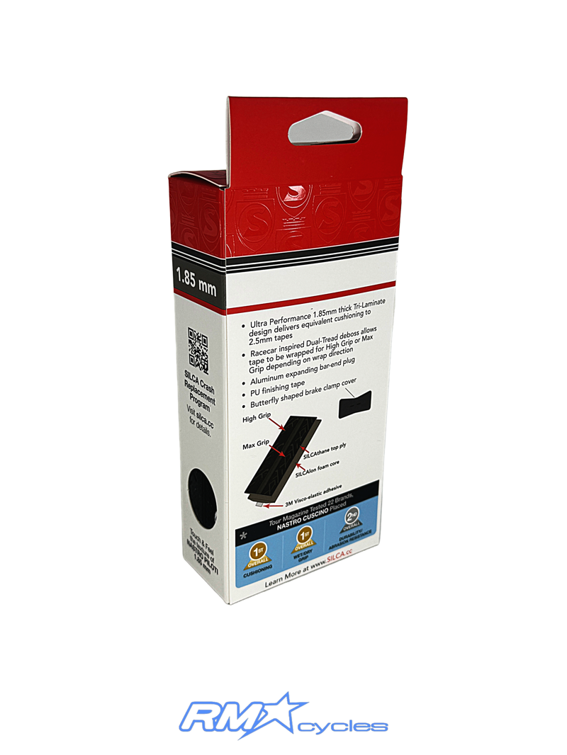 Silca - Nastro PILOTI 1.85mm Bar Tape - Black-2
