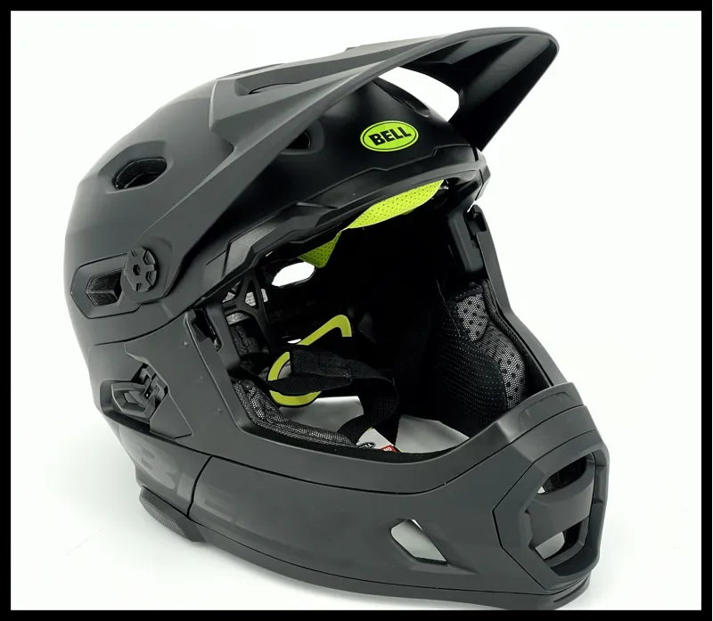 Bell Super DH full Face MTB Helmet Small Black/ Hi-Viz 2020