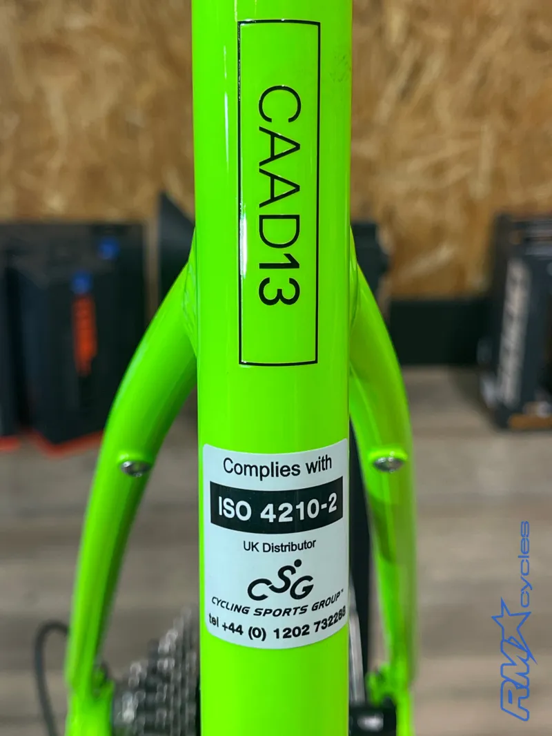 Cannondale CAAD13 Disc 105 Acid Lime 60cm Aluminium Road Bike Approved Used-2