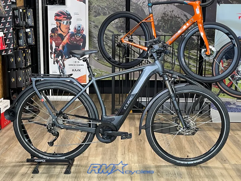 Cube Kathmandu Hybrid One 500 Electric Bike 2021 Iridium/Black Medium Approved Used 