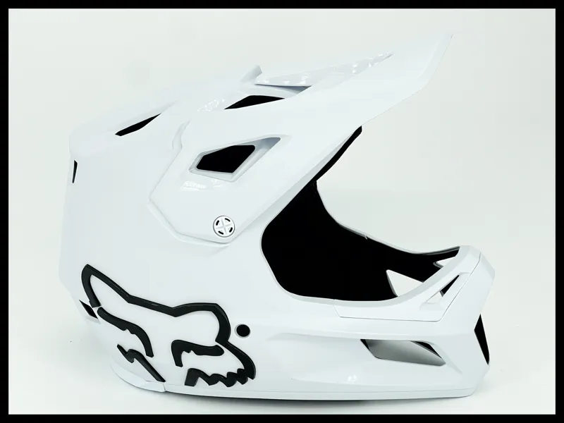 Fox Factory Rampage Full Face MTB Helmet Large in White-1