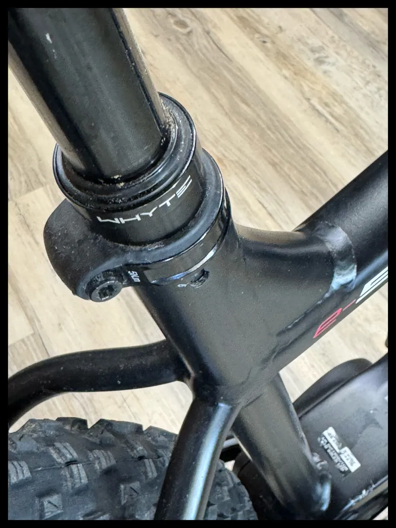 Whyte e-505 LARGE V1 Matt Black with Grey and Rose 2021 Approved Used-11