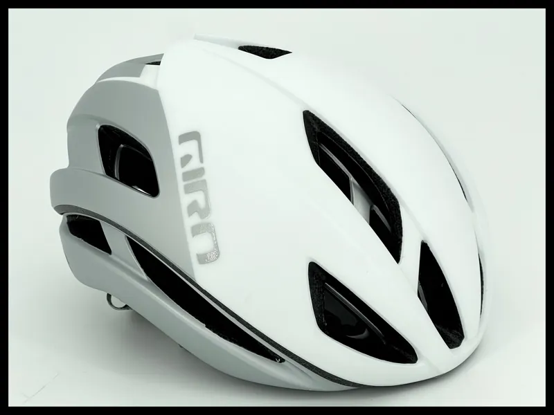 Giro Eclipse Spherical Road Helmet Matt White Silver 2022