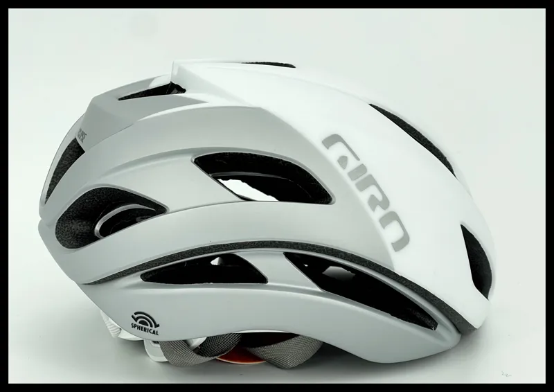 Giro Eclipse Spherical Road Helmet Matt White Silver 2022-1