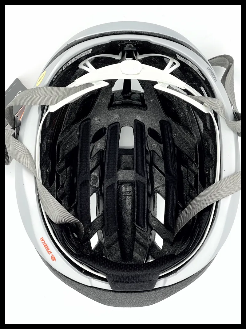 Giro Eclipse Spherical Road Helmet Matt White Silver 2022-3