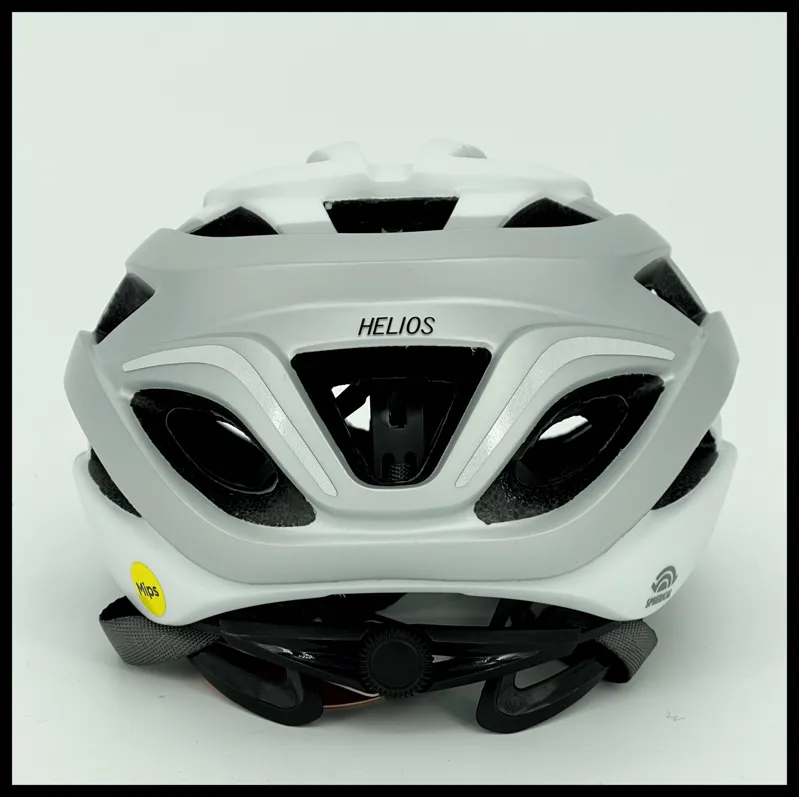 Giro Helios Spherical Road Helmet Matt White Silver-2