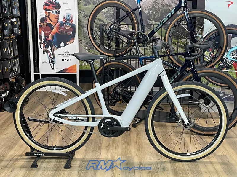 Momentum Transcend E+ GTS 25km/h Electric City Bike Small Lunar Ex-display