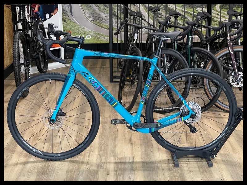 Cinelli King Zydeco Ekar 1x13 XL Teal Gravel Bike 2023-1