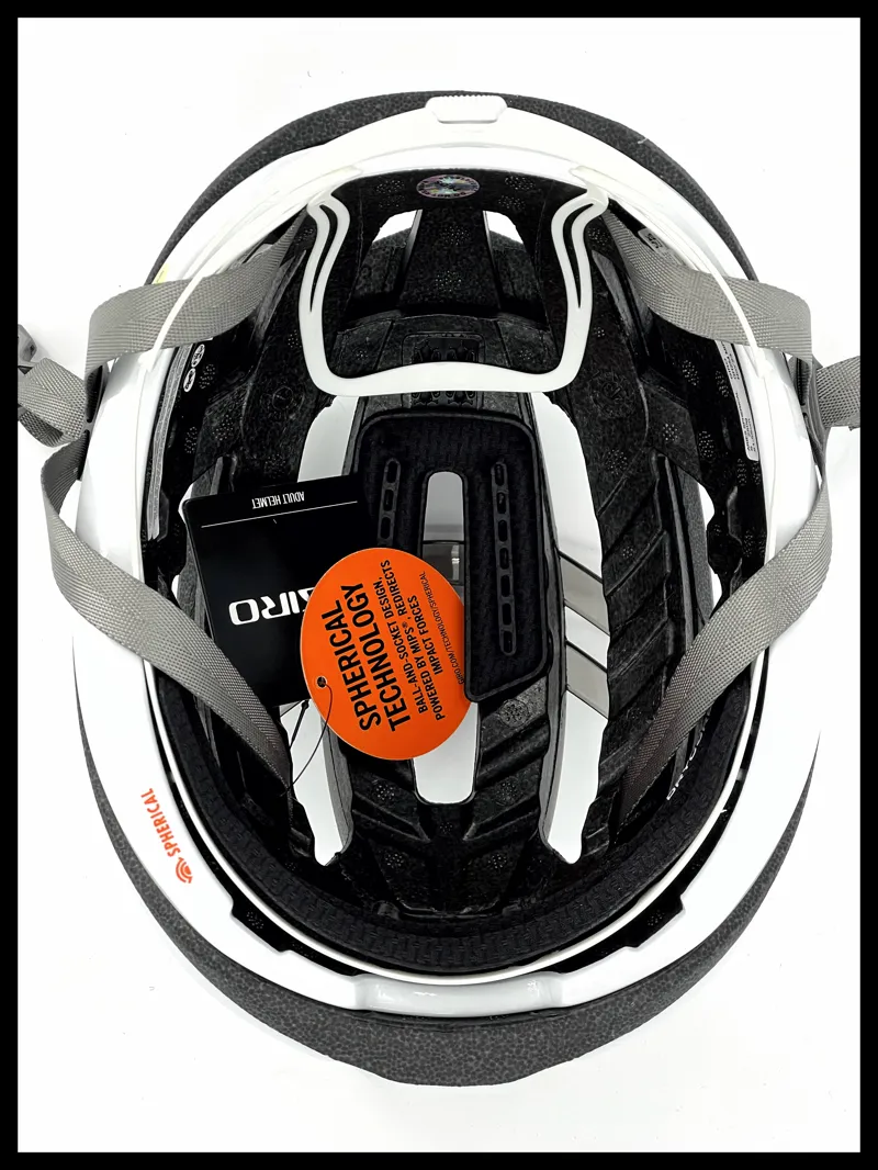 Giro Aries Spherical Mens Road Helmet in Matte White Small 2023-3