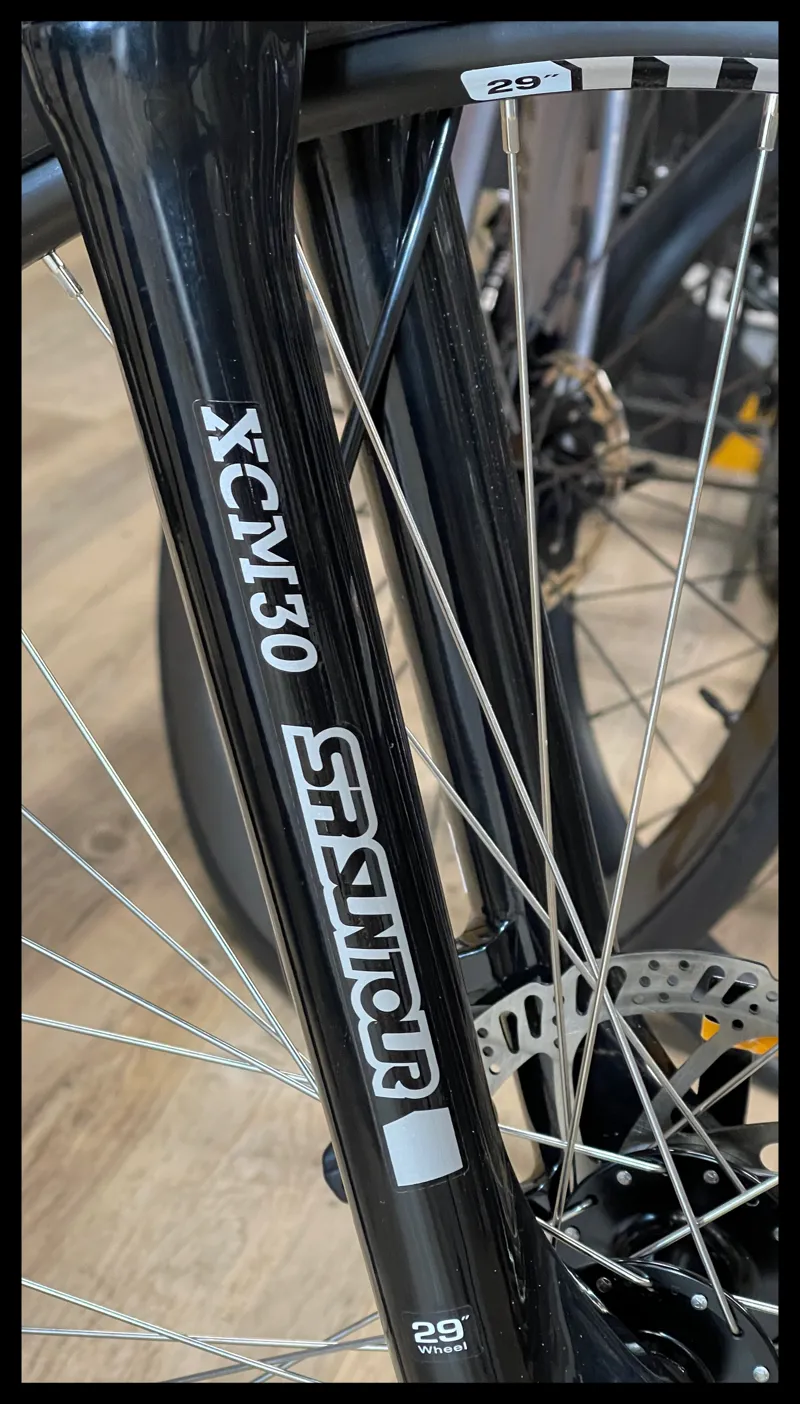 GT Aggressor Expert 29 Mountain Bike Silver 2023 Small-2