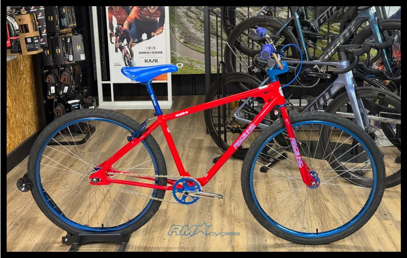Race Inc 29 Retro BMX Red with Blue Components