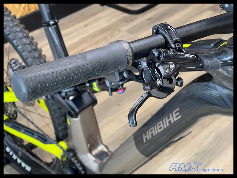 Haibike Lyke CF11 Dual Sus eMTB In Carbon Sand Lime Gloss Medium 2024 Ex-Demo-7