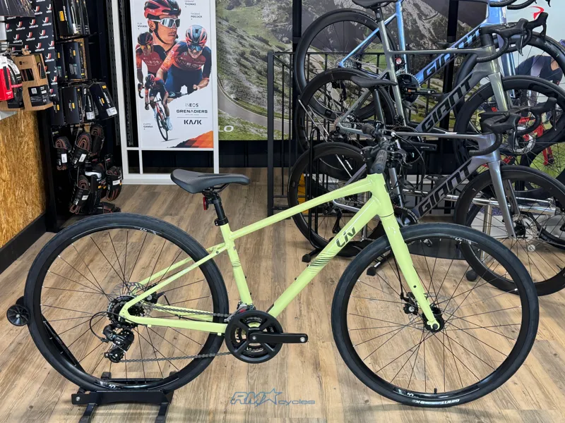 2024 Liv Alight 3 DD Womens Alloy Small Hybrid Bike in Green