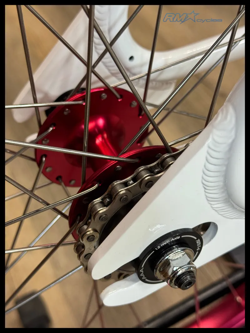 Race Inc 26 Retro BMX White with Red Components 2025-3