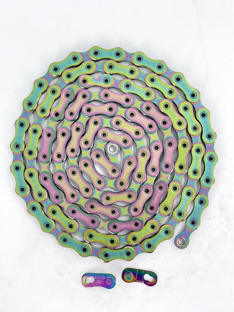 SRAM XX1 Eagle 12S OIL SLICK CHAIN 118 link with power lock CN-EAGL-XX1-A2