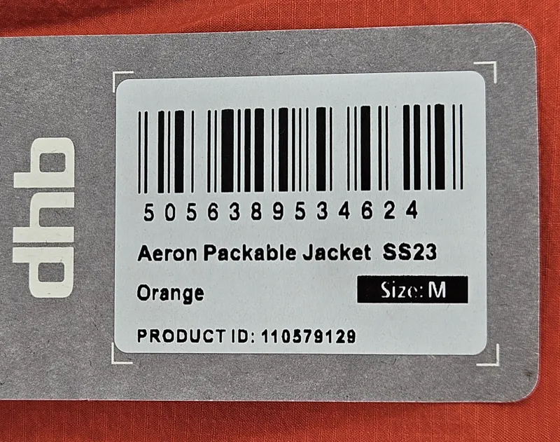 DHB Aeron Packable Jacket Orange -2
