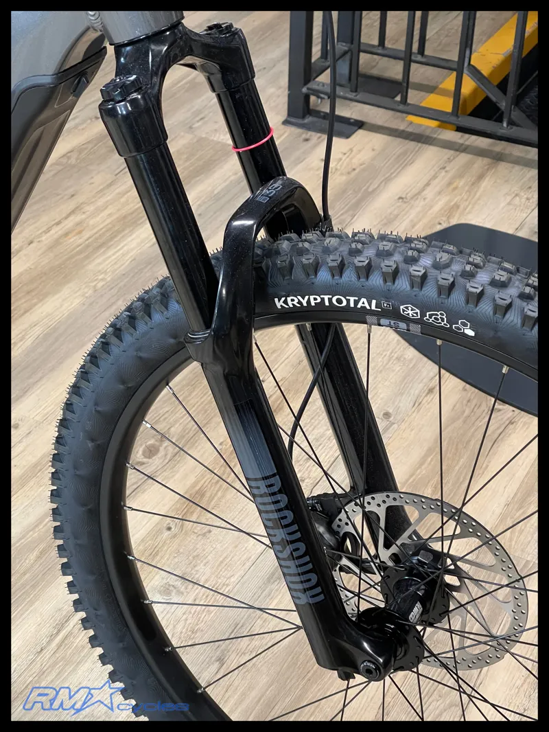 Haibike AllMtn 4 Full Sus Electric Bike Small in Silver/Red/Black Glossy 2025 Ex-Display-10