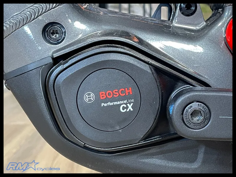 Haibike AllMtn 4 Full Sus Electric Bike Small in Silver/Red/Black Glossy 2025 Ex-Display-7