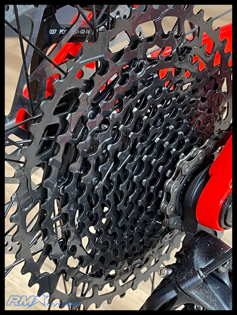 Haibike AllMtn 4 Full Sus Electric Bike Small in Silver/Red/Black Glossy 2025 Ex-Display-4