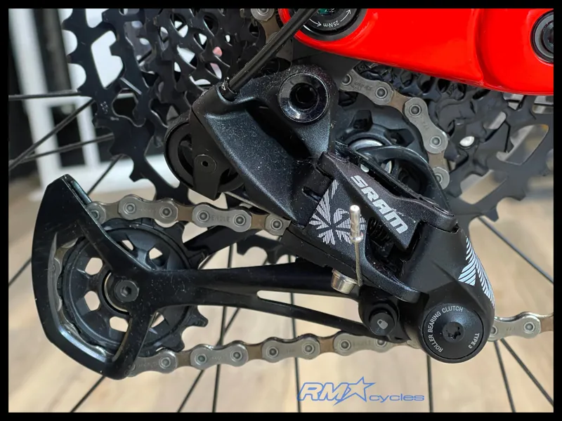 Haibike AllMtn 4 Full Sus Electric Bike Small in Silver/Red/Black Glossy 2025 Ex-Display-5